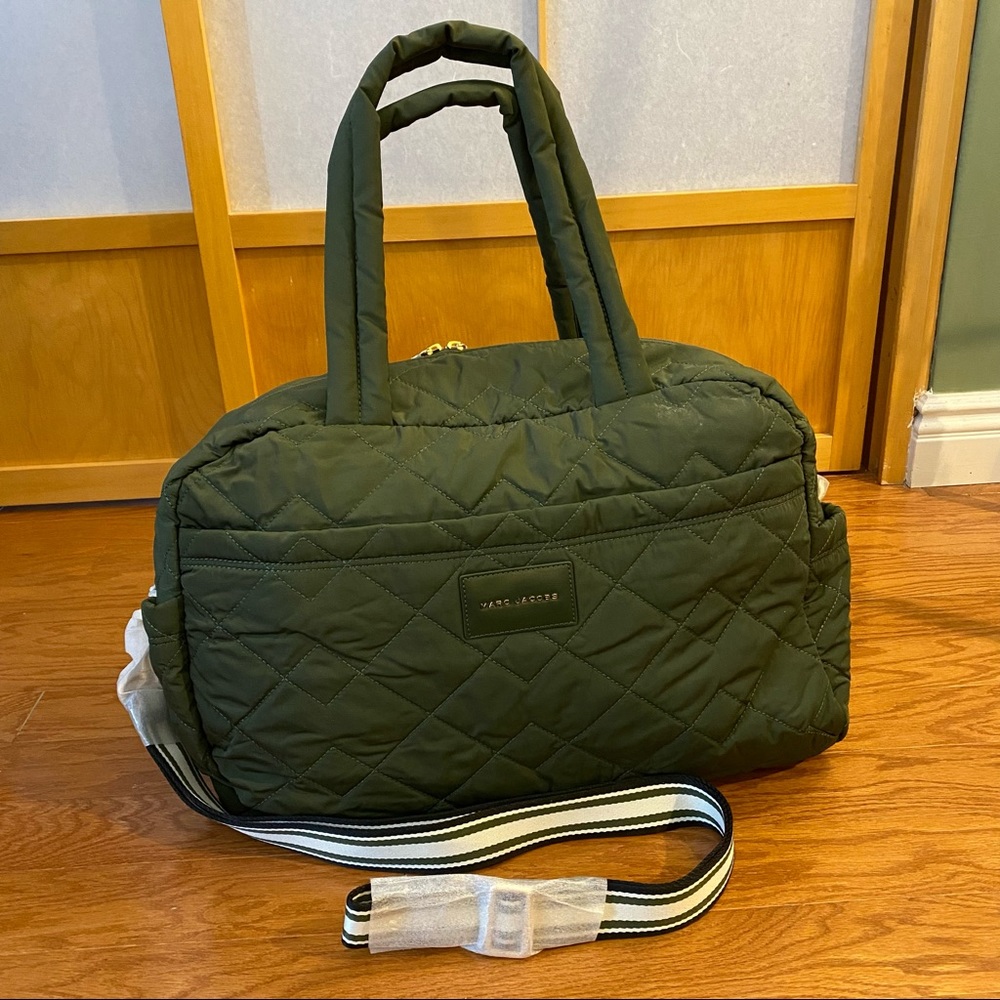 MARC JACOBS Medium Quilted Nylon "WEEKENDER HOLDALL" Bag